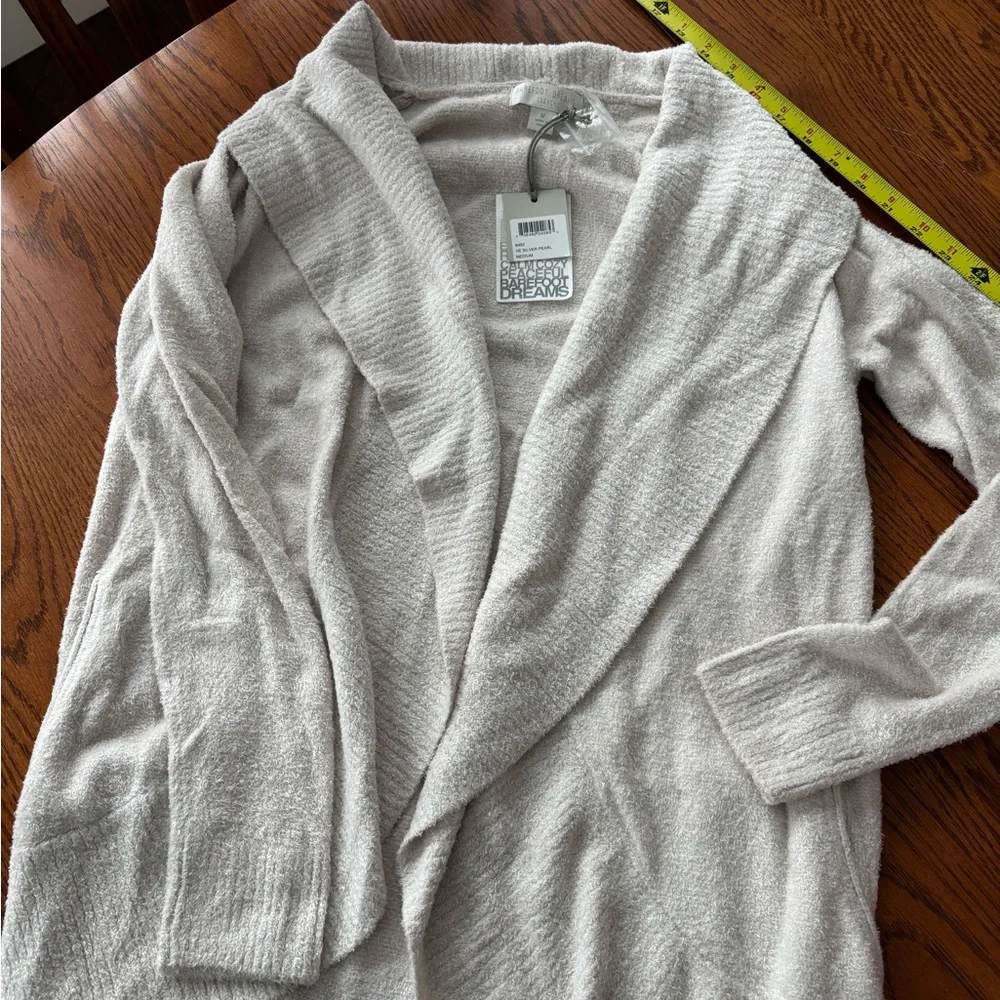 Cozy Cream Barefoot Dreams Open-Front - Picture 1 of 6